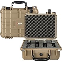 Amazon.com: Eylar Hard Gun Case Water & Shock Proof With